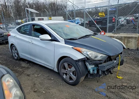 2013 Hyundai Elantra Gls from USA, damaged, VIN 5NPDH4AE5DH234820